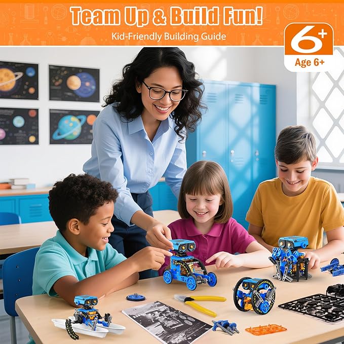 STEM Solar Power Robots Toys for Boys Aged 8-12, 12 in 1 Educational Building Science Experiment Kit for Kids, Birthday Gifts for Aged 8 9 10 11 12 13 Boys Girls Teens
