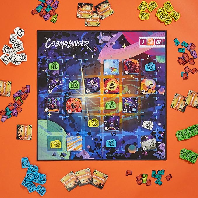 Cosmolancer Board Game | A Strategy Game by Reiner Knizia | Ages 9 and Up | 2 to 4 Players | 30 Mins. | Family Games for Kids, Teens, and Adults