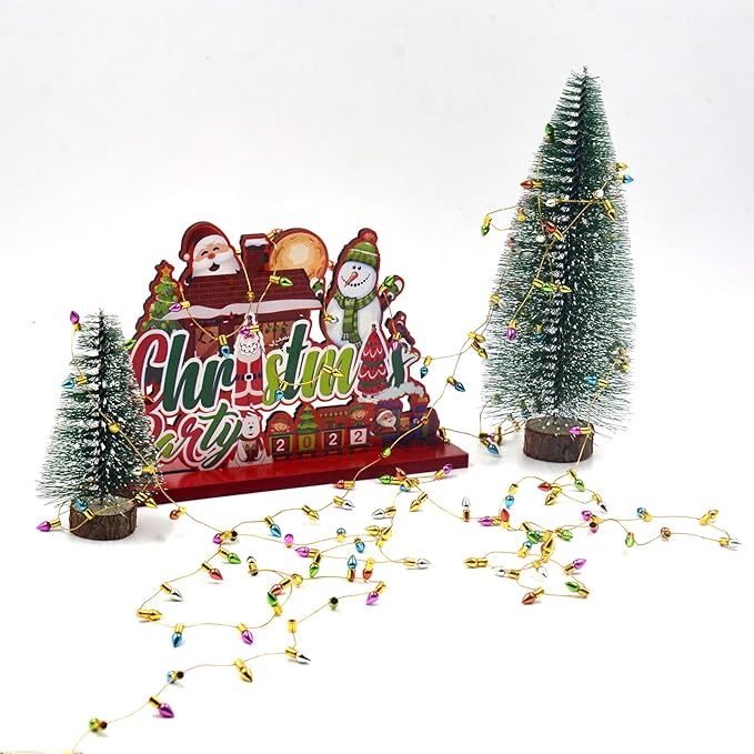 Fake Light String Christmas Decoration DIY Dollhouse Decoration