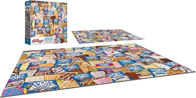RoseArt - Kellogg's - Pop Tart Party - 1000 Piece Jigsaw Puzzles for Adults