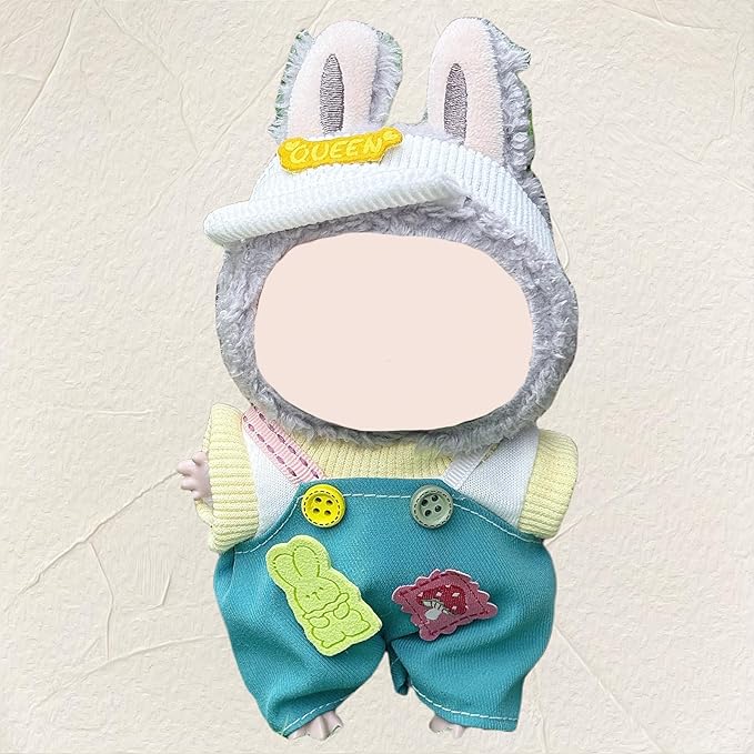 4 Pack—17cm Doll Clothes,Premium Doll Outfit with Accessories,Doll Princess Skirt,Cute Clothes Outfit for 17cm Dolls,End Dolls Fashion Clothing Set(No Dolls and Shoes) (Set W)