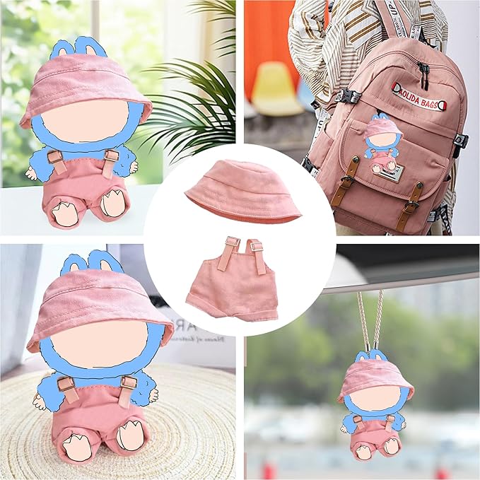 2025 New Clothes Outfit - 2 Set 17cm Doll Clothes, Exquisite Accessories, Cute Outfit for Doll Dress up Unique Style