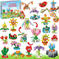 36 Pack Party Favors Building Blocks for Kids,Flowers Bouquets Building Toys DIY Unique Bricks Mini Animals Toys for Boys Girls Goodie Bags Stocking Stuffers Holiday Birthday Gifts Classroom Prizes