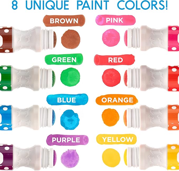 Dauber Dawgs Washable Dot Markers for Toddlers - Bingo Markers for Dot Art w/ PDF Activity Books, Dot Paints Washable for Kids, Bingo Dabbers Dotters & Dobbers, Holiday Gifts Daubers, Dot Painting