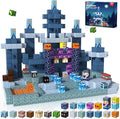 100PCS Magnetic Blocks - Magnet Building Blocks, Stacking Magents Cubes Toys Castle Set, STEM Montessori Sensory Toys for Kids Boys and Girls Ages 3 4 5 6 7 8 9 10 Birthday Gifts