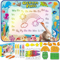 ANIMOLDS 40x32 Inch Water Doodle Mat for Kids - Ocean Pals Aqua Mat
