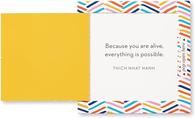 Compendium ThoughtFulls Pop-Open Cards — 4-Pack of You're Awesome, Smile, Be Happy, Thanks — 120 Pop-Open Cards, Each with a Different Message Inside