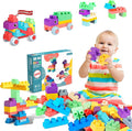 Soft Building Blocks for Toddler, Blocks for Kids 6 Months and up, Large Creative Stacking Blocks 20 PCS STEM Toddler Toys Gifts, Educational Baby Blocks Colorful Soft Block Sets