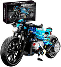 Techno-Mechanical Motorcycle Building Blocks Set, STEM Education Learning Toys, Creative DIY Racing Blocks, Collectible Models, Surprise Gift for Children 8-14 Years Old 469 Pcs