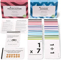 Award-Winning Math Flash Cards – 152 Multiplication & Division Facts (1–12) – 2 Facts Per Card with Visual Aids – Bonus Word Problems, Games & Durable Cardstock – Grades 2–6