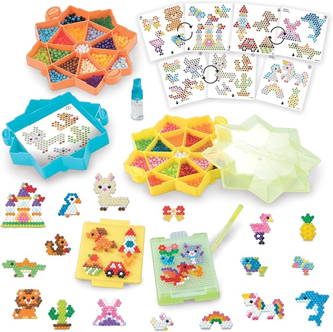 Aquabeads Star Bead Station Complete Arts & Crafts Bead Kit for Children - Over 2,000 Beads, Including Star Beads and Double Sided Bead Pen Tool