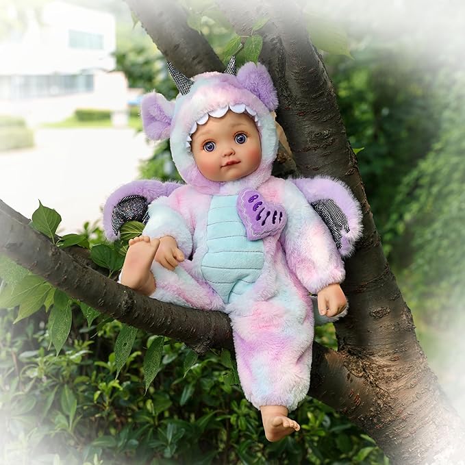 Baby Dolls, 18inch Large Realistic Cute Soft Body Real Life Baby Doll with Accessories for 3+ Year Old Girls Gifts, Pretend Play, Collection, Belief Slogan Design