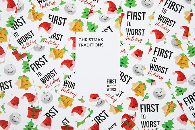 Holiday Edition Party Game - A Festive Card Game About How Your Friends & Family Rank Things for Kids, Teens, Adults, Families & Fun Parties with Polarizing Priorities