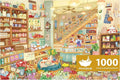 MOMIBOOK Puzzles for Adults 1000 Pieces Jigsaw Puzzles of Carefree Store, Painting Image Grocery Shop Puzzle Difficult Challenging Hard Impossible Puzzle Unique Funny Party Christmas Birthday Gifts