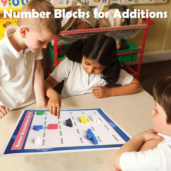240PCS Centimeter Cubes – Opaque Plastic Math Manipulatives in 6 Colors, Counting & Sorting Toy for Early Learning, Includes Portable Storage Box