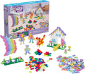 PLUS PLUS Learn to Build Set, Interlocking Mini Building Blocks, 3D Puzzle Construction Stem Toy for Kids - Pastel Mix, 400 Pieces