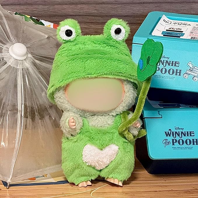 6 Sets Cute Clothes for 17cm Blind Box Doll (No Doll), Mini Fashion Outfit Dress Up Accessories