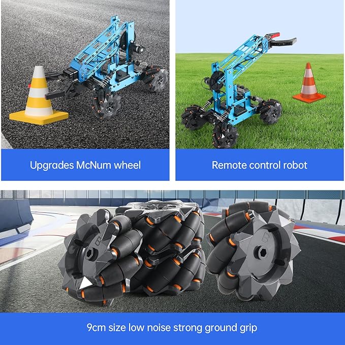 VANLINNY Robot Arm,STEM Project for Boys Age 8-12,Robotic Kit for Aged 12-16,Educational Science Kits for Kids,Building Experiment Robotics Set Project Gifts for 8 9 10 11 12 Years Old Teens.