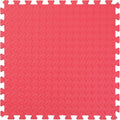 IncStores 1/2 Inch Thick Diamond Soft Foam Flooring Tiles | High-Density Interlocking Foam Tiles for Rugged Style in Your Home Gym, Playroom, and More | Red, 12 Tiles