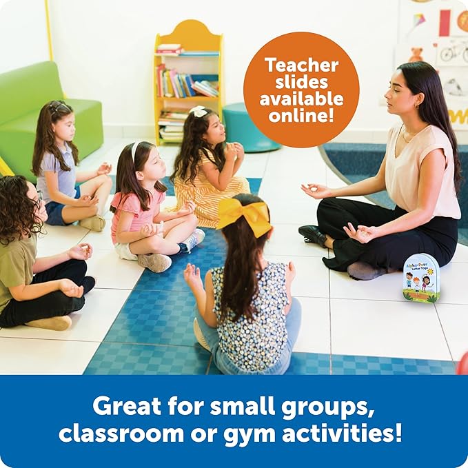 Learning Resources Alpha Pose Letter Yoga, Social Emotional Learning Activities, Emotional Regulation Tools for Kids, Kids Yoga, Toddler Flash Cards, Teacher Classroom Must Haves, Toddler Gift