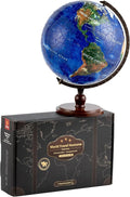 Pintoo 3-D Puzzle Globe Supreme Large 9" Earth Globe Decor with 540 Curved & Translucent & Tactile Puzzle Pieces - Globes of The World for Unisex Adults, Explorers, Business, Home Decoration [A3753]