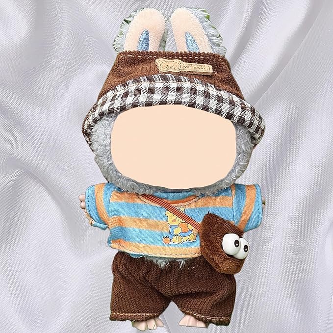 4 Pack—17cm Doll Clothes,Premium Doll Outfit with Accessories,Doll Princess Skirt,Cute Clothes Outfit for 17cm Dolls,End Dolls Fashion Clothing Set(No Dolls and Shoes) (Set X)