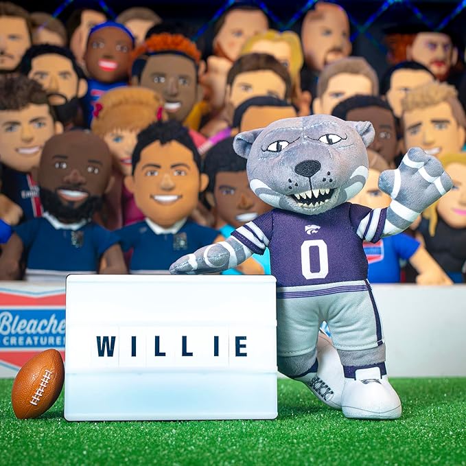 Bleacher Creatures Kansas State Willie The Wildcat 10" Mascot Plush Figure - A Mascot for Play or Display