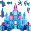 Magnetic Tiles 3D Diamond 102pcs Set | STEM Building Blocks for Kids | Montessori-Inspired Educational Toys | Magnet Building Set for Toddler Learning & Creativity | Gifts for Boys & Girls Ages 3+