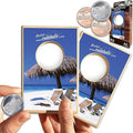 Coinhole Desktop Coin Bouncing Party Game Set | Tabletop Cornhole Board Game | Small Cornhole Travel Game Includes Coins