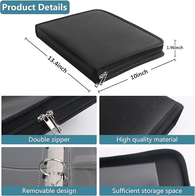 Coin Collection Book, Coin Holders for Collectors, 300 Pockets Fireproof Coins Album and 36 Paper Currency Binder Sleeves, Currency Organizer for Bill, Pennies, Stamp
