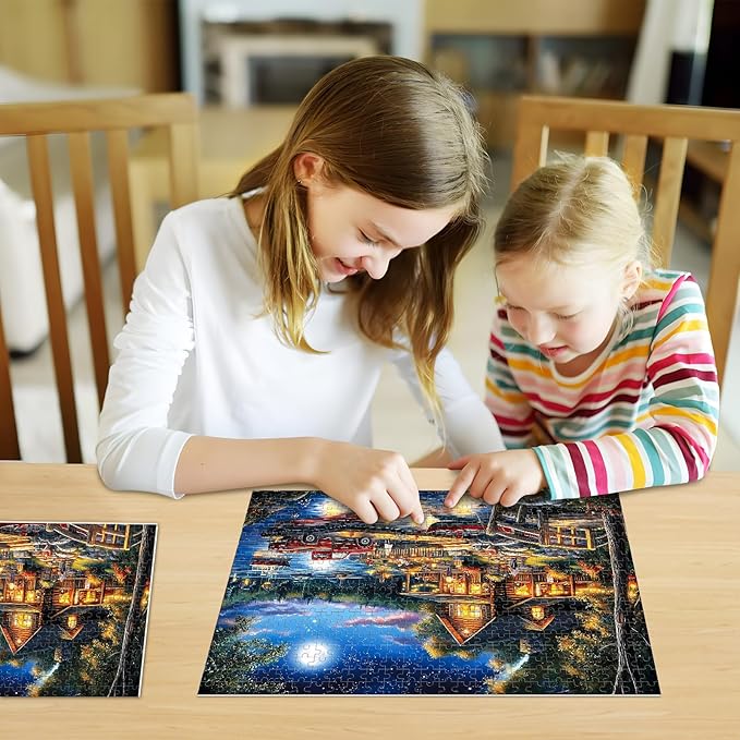500 Pieces Puzzles for Adults | Autumn Memories Jigsaw Puzzles | Recycled Cardboar Jigsaw Puzzles 500 Pieces | Challenging Family Activity Great Gift Idea for Family Friends | 20.5 X 15 inches