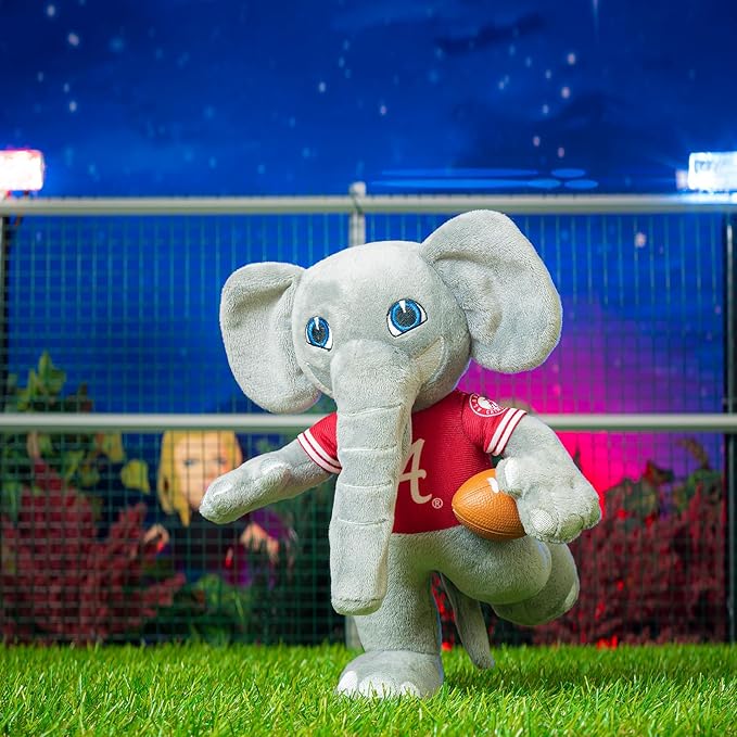 Bleacher Creatures Alabama Crimson Tide Al The Elephant 10" Mascot Plush Figures