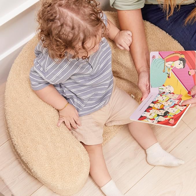 ECR4Kids SoftZone Sit-Up Support Ring, Baby Essentials, Sand