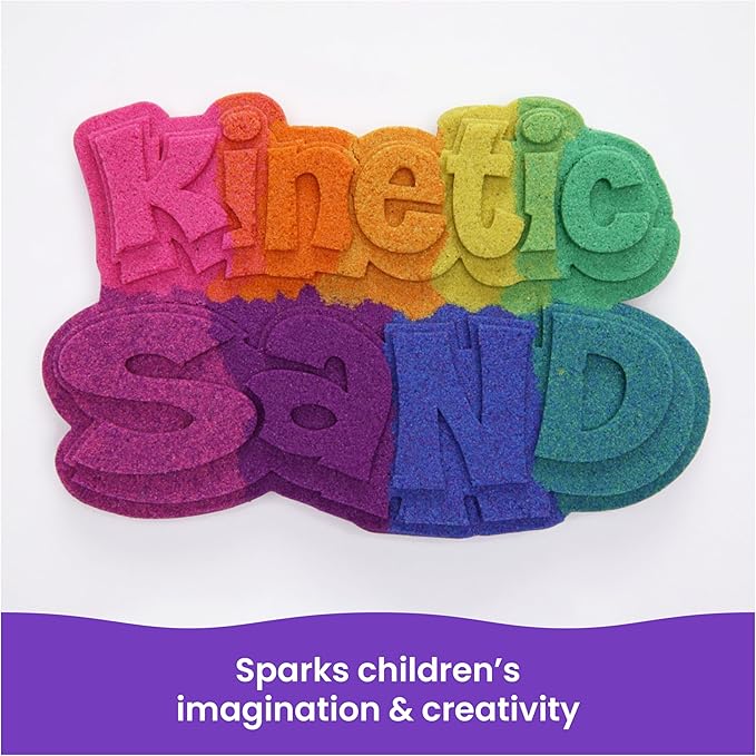 Kinetic Sand, 2.5lbs Green Play Sand, Moldable Sensory Toys for Kids, Resealable Bag (Packaging May Vary), for Ages 3 and up