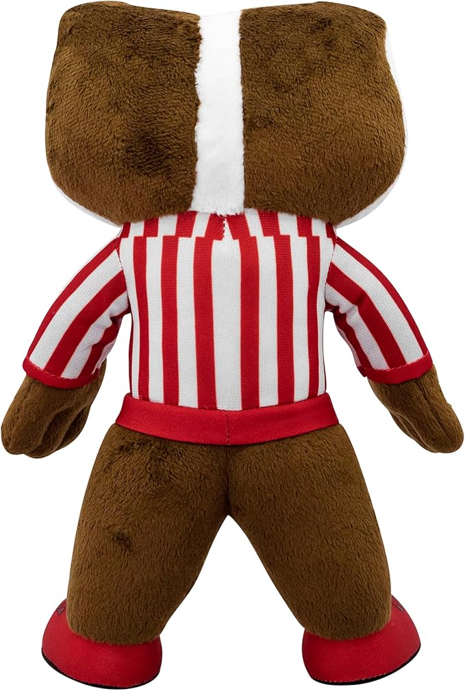Bleacher Creatures Wisconsin Badgers Bucky Badger 10" Mascot Plush Figure - A Mascot for Play or Display