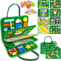Gojmzo Busy Board Montessori Toys for Toddler Year Old Boy Girl Birthday Gifts, Busy Book Sensory Toys for Toddlers, Learning Educational Toddler Travel Activities