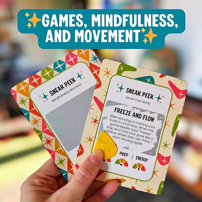 Scratch 'Ems Brain Breaks Scratch Off Cards for Classroom (42 Cards) | Fun Scratch Cards for Teachers & Students | Screen-Free Classroom Engagement & Quick Reward Game for Kids of All Ages