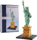 Exquisite Big Architecture Lady Liberty Statue Micro Building Blocks Set - 2810 PCS | Challenging Engaging | Highly Detailed Replica | Suitable for Adults | Great Gift