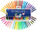 M&G 48 Pcs Twist Crayons 48 colors Twist Gel Crayons for Kids Toddlers,Non-Toxic Crayons Set for Toddlers Children Coloring, Ideal for Paper Gass