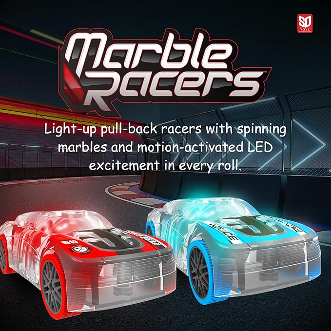 EMT Car, LED Light Up Pull Back Emergency Car, Toy Vehicle for Kids 3 and Up
