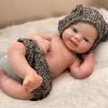 Full Body Silicone Baby Dolls -16 Inch Realistic Handmade Newborn Boy Dolls Anatomically Correct Real Baby Doll Weights