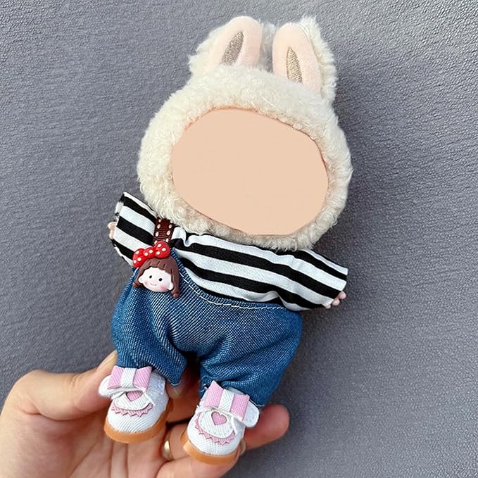 4 Pack—Adorable Outfit Set for 17cm Dolls,Premium Designer Doll Clothes with Accessories,6.7 Inches Cute Doll Clothes,Luxury Chic FashionClothing Set(No Dolls and Shoes) (Set B)