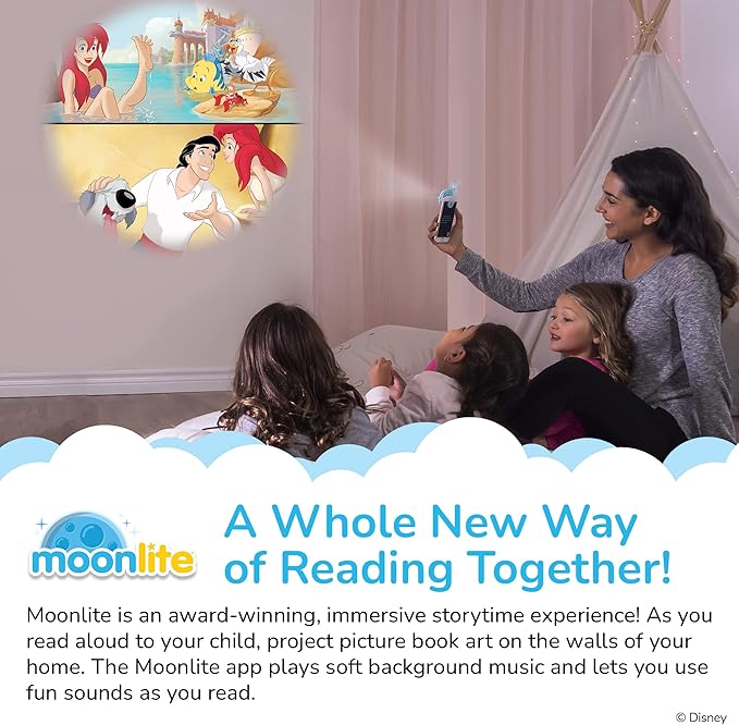 Moonlite Storytime - Ryan's World - Memory Challenge - A Magical Read Together - Projector Sold Separately - Digital Story Disc w/ Sound FX - Learning Gifts for Kids Ages 1 Year & Up