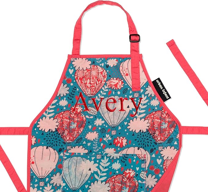 Urban Infant Little Helper Kids Apron - Children's Cooking Art Gardening - Great Gift for Toddler Boys and Girls