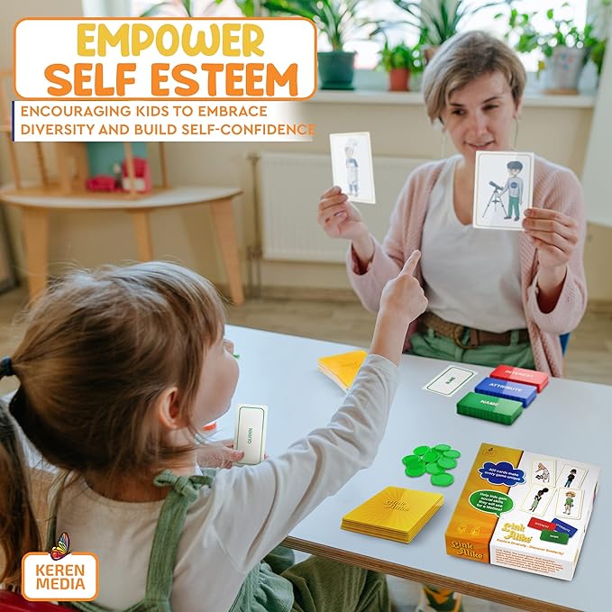 Social Skills Game for Kids, a Fun Therapy Game Ice Breaker Social Emotional Learning Activity | Using Creativity, Open Communication and Positive Thinking | Used by Therapists and Parents