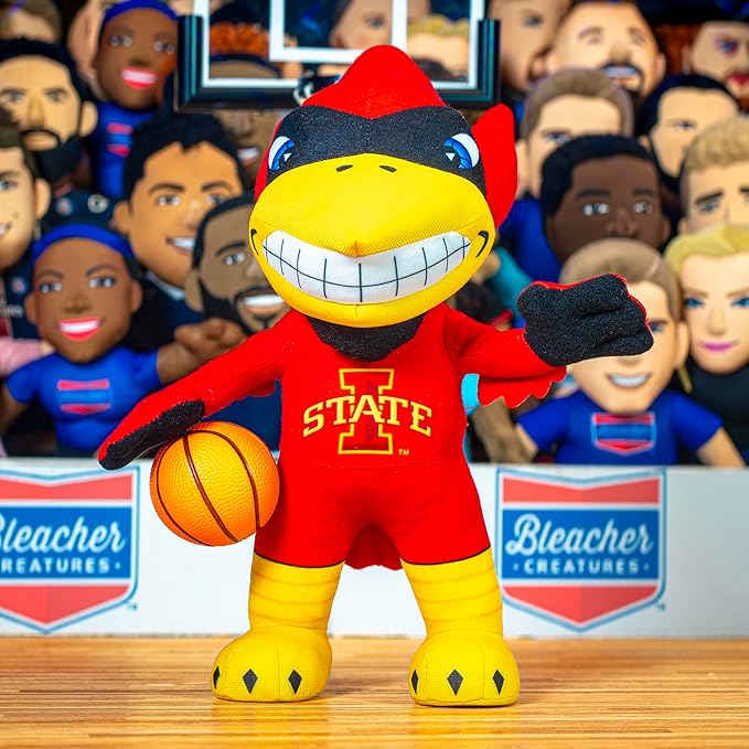 Bleacher Creatures Iowa State Cyclones Cy The Cardinal 10" Mascot Plush Figure - A Mascot for Play or Display
