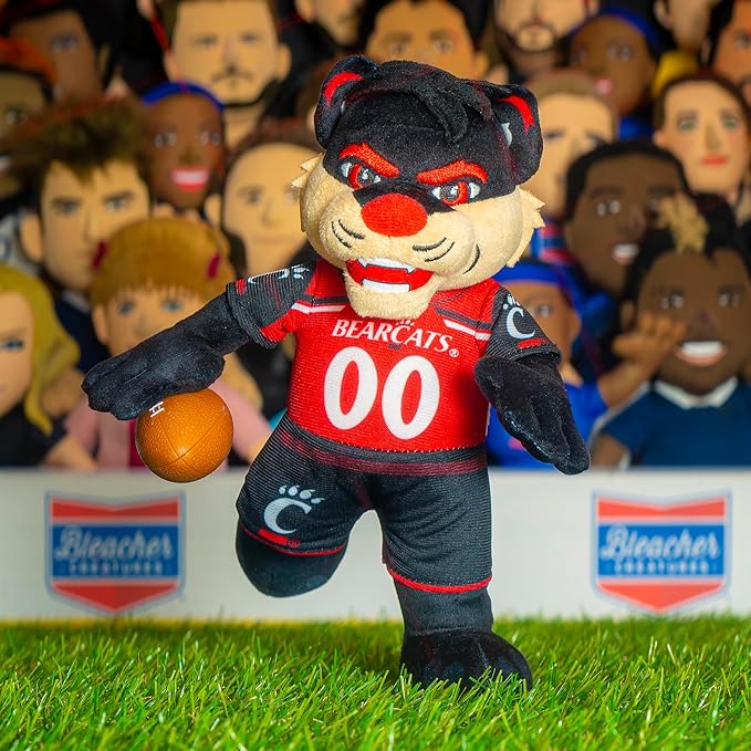 Bleacher Creatures Cincinnati Bearcats Bearcat 10" Mascot Plush Figure - A Mascot for Play or Display