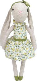 MON AMI Daisy The Bunny Stuffed Animal Doll – 13”, Rabbit Plush Animal Doll, Use as Toy or Room Decor, Great Easter for Kids of All Ages