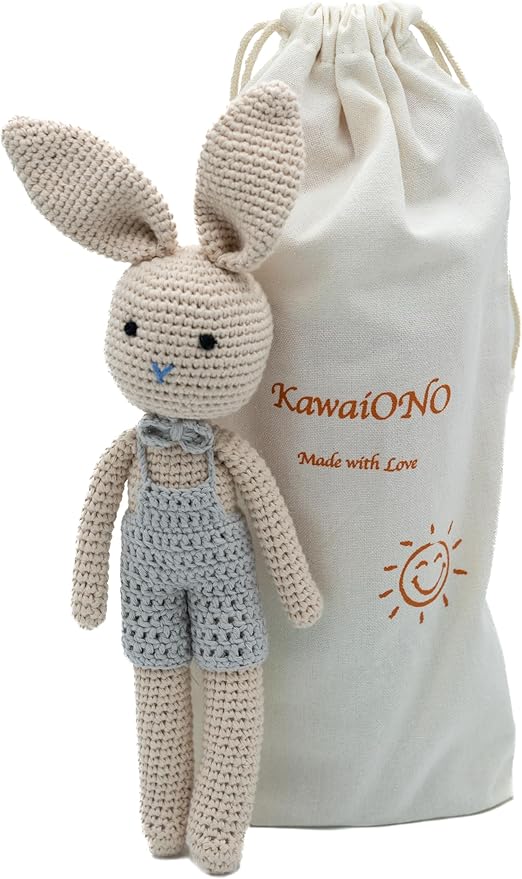 Bunny Family, Bunny Dad Crochet Plushie Doll, Amigurumi Baby/Toddler Doll