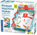 Thames & Kosmos Pinball Machine Maker STEM Experiment Kit Toy of the Year Finalist - Build a Reconfigurable Pinball Machine, Explore Physics, Force, Motion, Gravity, Simple Machines, Gumballs Included